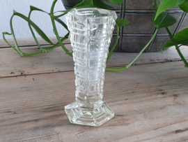 Glas Vintage mini Vaasje 10,5 cm