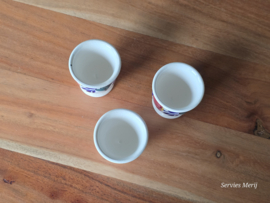 Boerenbont Societe Ceramique 483a set 3x eierdopje