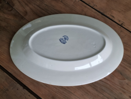 Landschap Blauw Societe Ceramique blauw ovale schaal 33 cm (rond model)