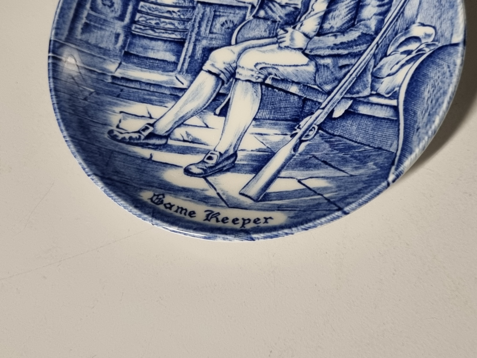 Engels blauw Enoch Wedgwood set 3x onderzetter