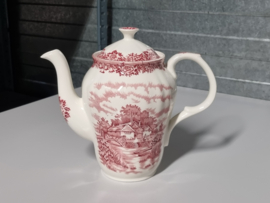 Engels rood Alfred Meakin English Village Koffiepot