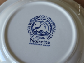 Engels blauw Enoch Wedgwood Noisettte set 6x diep bordje of schaaltje 20 cm