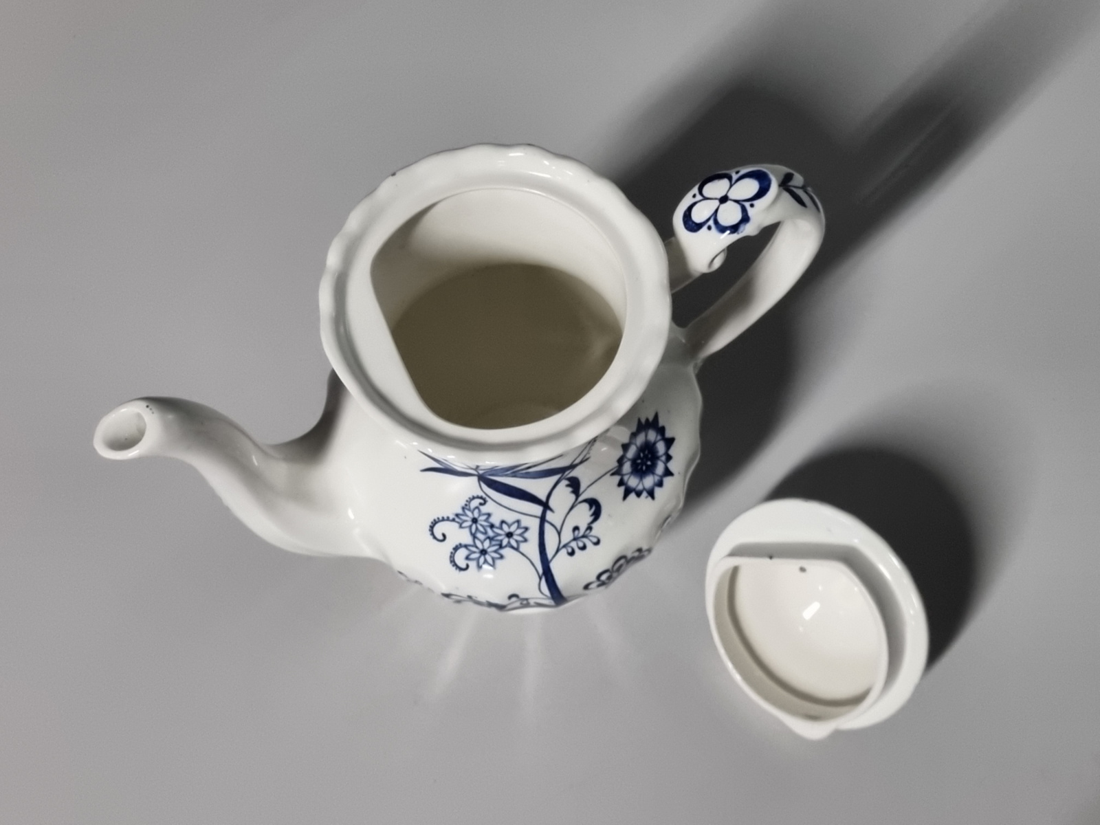 Engels blauw Meakin Blue Nordic Koffiepot 18 cm