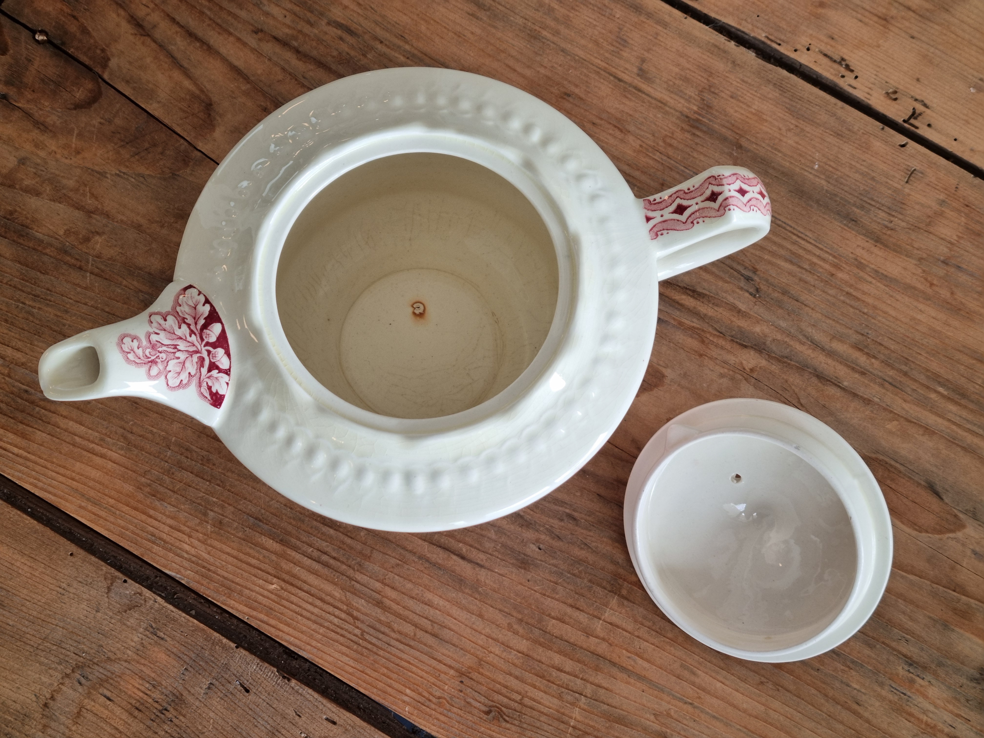 Boerenhoeve Rood Societe Ceramique theepot
