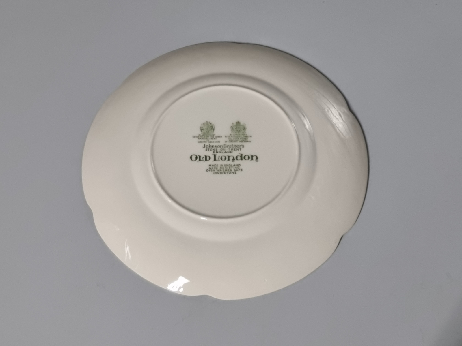 Engels groen Johnson Brothers Old London ontbijtbord 22,5 cm
