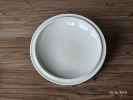 Societe Ceramique Butterflij los deksel voor Dekschaal-Terrine (creme)