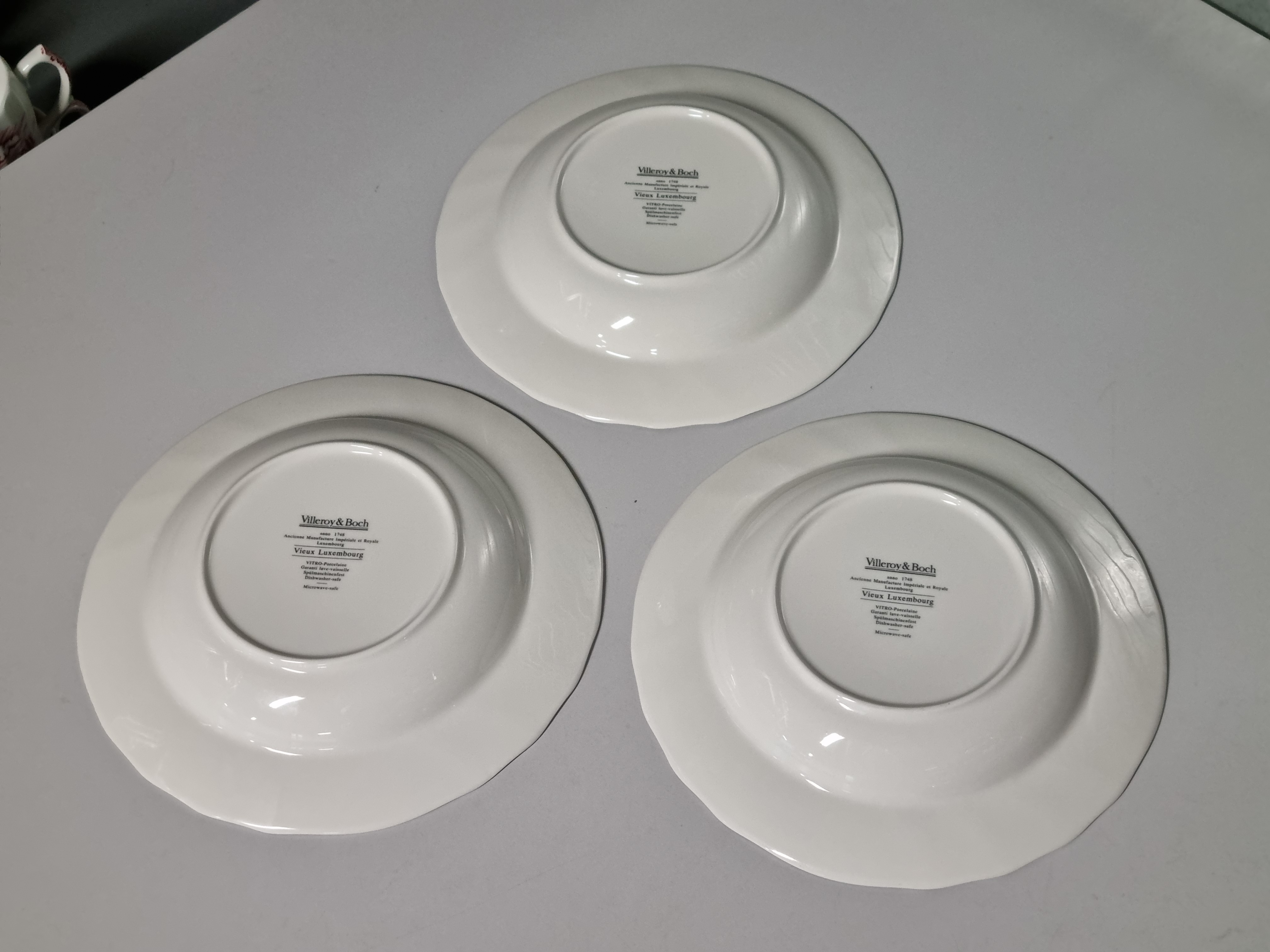Villeroy & Boch Alt Vieux Luxembourg set 3x diep bord 22,5 cm