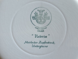 Villeroy en Boch Oud Valeria rood diep bord 23 cm