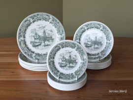 Wedgwood Metallised Hotelware borden set 18-delig hotelporselein