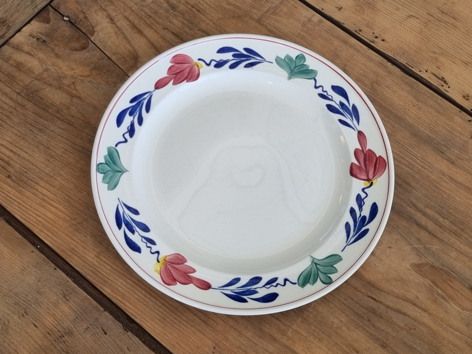 Oud Boerenbont Regout | Royal Sphinx plat Dinerbord 24,5 cm