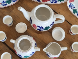 Oud Boerenbont Societe Ceramique 483a Ontbijtservies 8-pers.