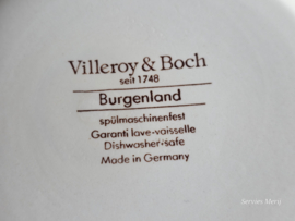 Villeroy en Boch Burgenland rood dekschaal terrine mét uitsparing lepel