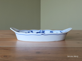 Blue Danube ovale schaal met greepjes 23 cm