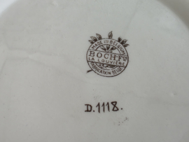 Boch la Louviere hoge ronde schaal 23 cm