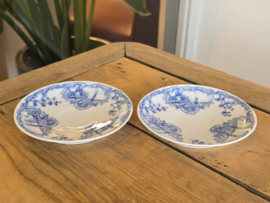 Petrus Regout set 2x losse schotel 13 cm