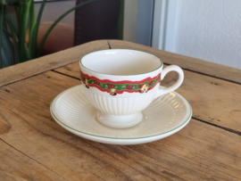 Wedgwood Christmas Time Thee Kop en schotel