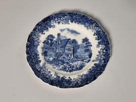 Engels blauw Meakin Romantic England Ontbijtbordje 20 cm