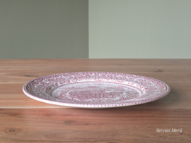 Engels rood English Ironstone Tableware EIT plat dinerbord 24 cm (Home Farm)