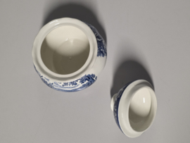 Engels blauw 17th Century England Royal Tudor Ware Staffordshire Suikerpot