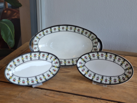 Petrus Regout Modest set 3x Schaal