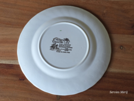 Engels bruin ingekleurd Jachtservies Myott's Country Life ontbijtbord 20 cm