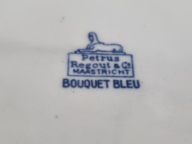 Petrus Regout Bouquet Bleu Ontbijtbordje 21,5 cm