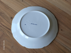 Meibloem Petrus Regout plat diner bord 23,5 cm (hoekig model)
