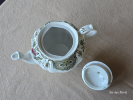 Engels Ridgway Windsor groen gekleurd Theepot
