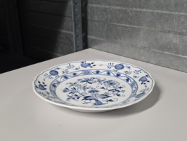 Zwiebelmuster Huttensteinach plat dinerbord (golvende rand) 24 cm