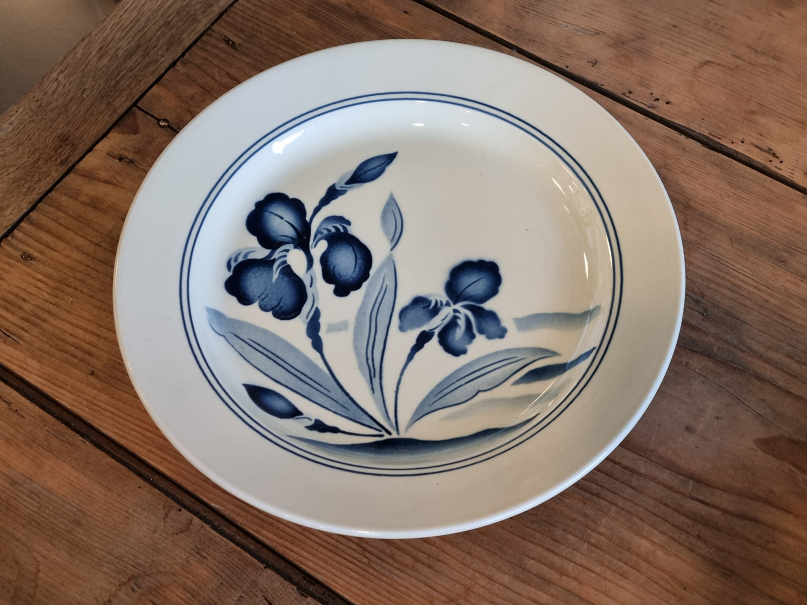 Boch Belgium decor Iris Serveerbord 28,5 cm