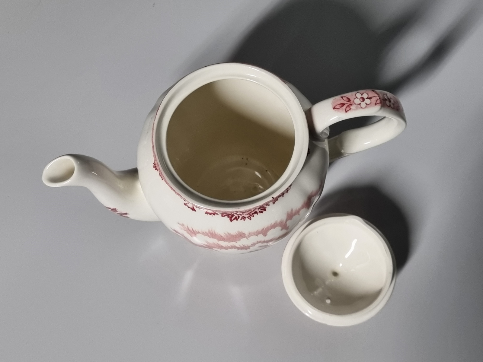 Engels rood Alfred Meakin English Village Koffiepot