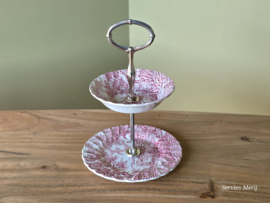 Engels rood The Hunter by Myott Etagere 2-laags