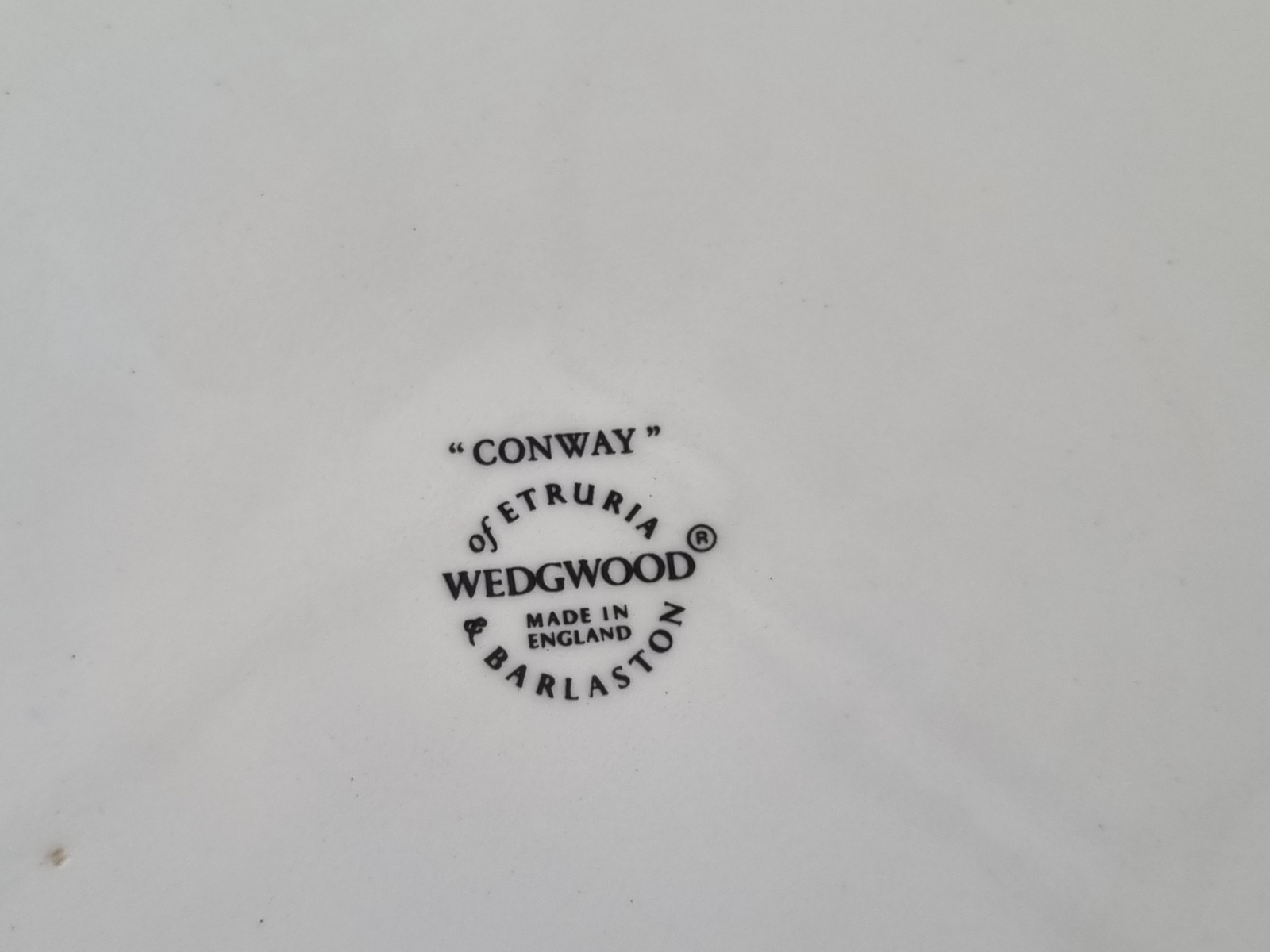 Wedgwood Conway Serveerbord Gebak Pannenkoekenbord 32,5 cm