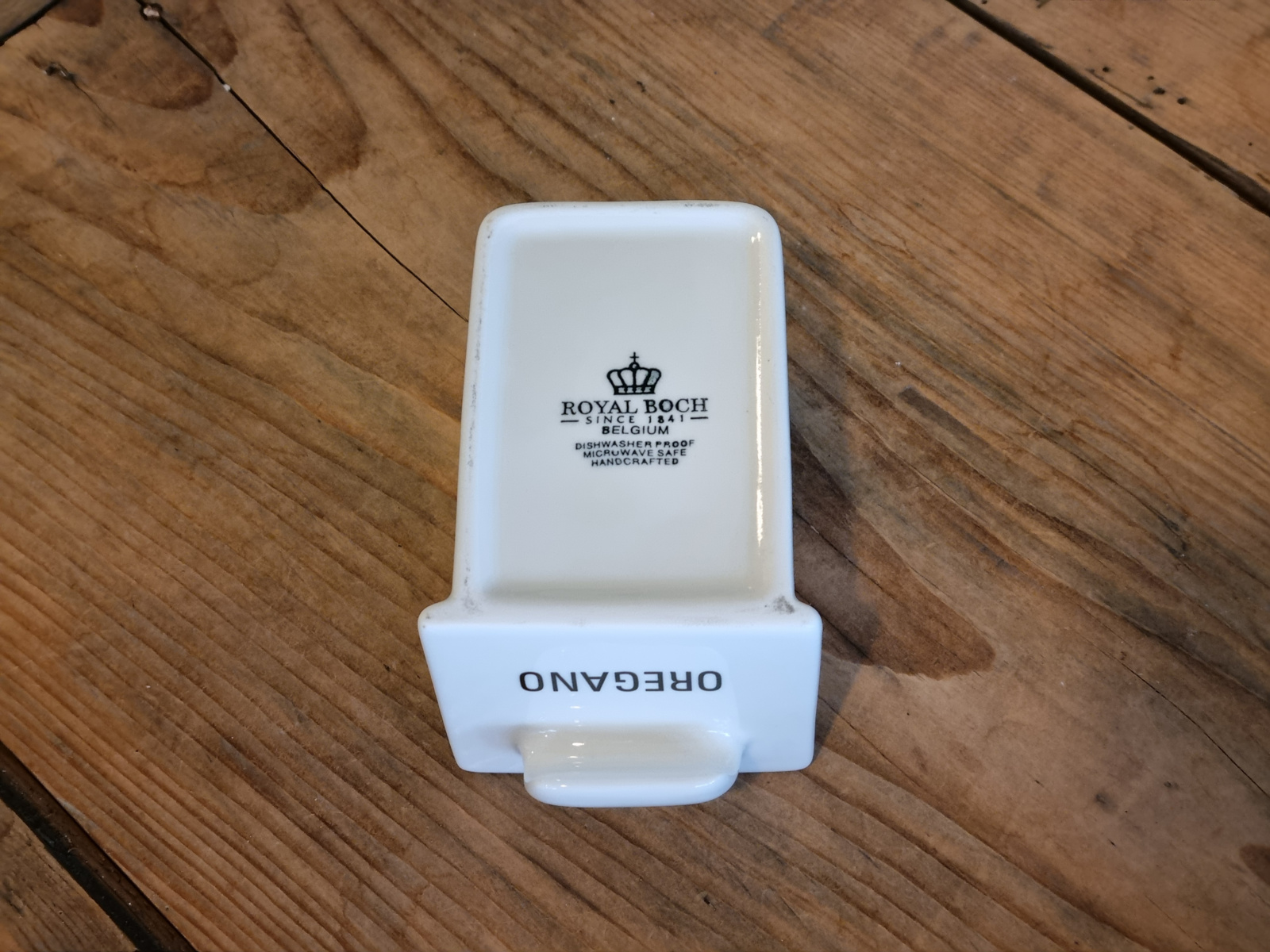Royal Boch Kitchen kleine Lade met tekst Organo