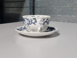 Villeroy en Boch Valeria blauw Thee Kop en schotel 9 cm