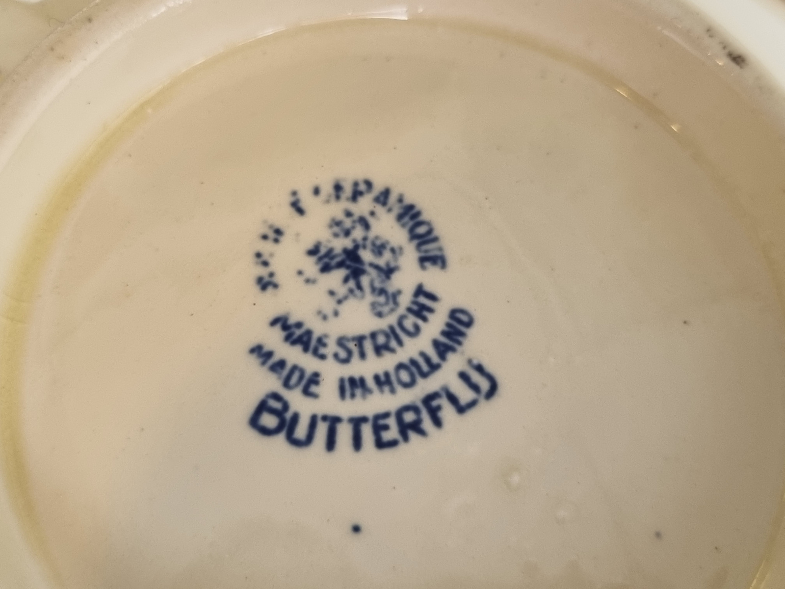 Societe Ceramique Butterflij theepot