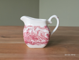 Engels rood English Ironstone Tableware EIT Schenkkannetje (kasteel)
