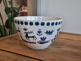 Vintage Figgjo Flint Norway decor Menu hoge ronde schaal 21,5 cm