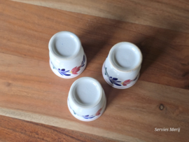 Boerenbont Societe Ceramique 483a set 3x eierdopje
