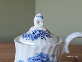 Engels blauw Myott Royal Mail Postkoets koffiepot