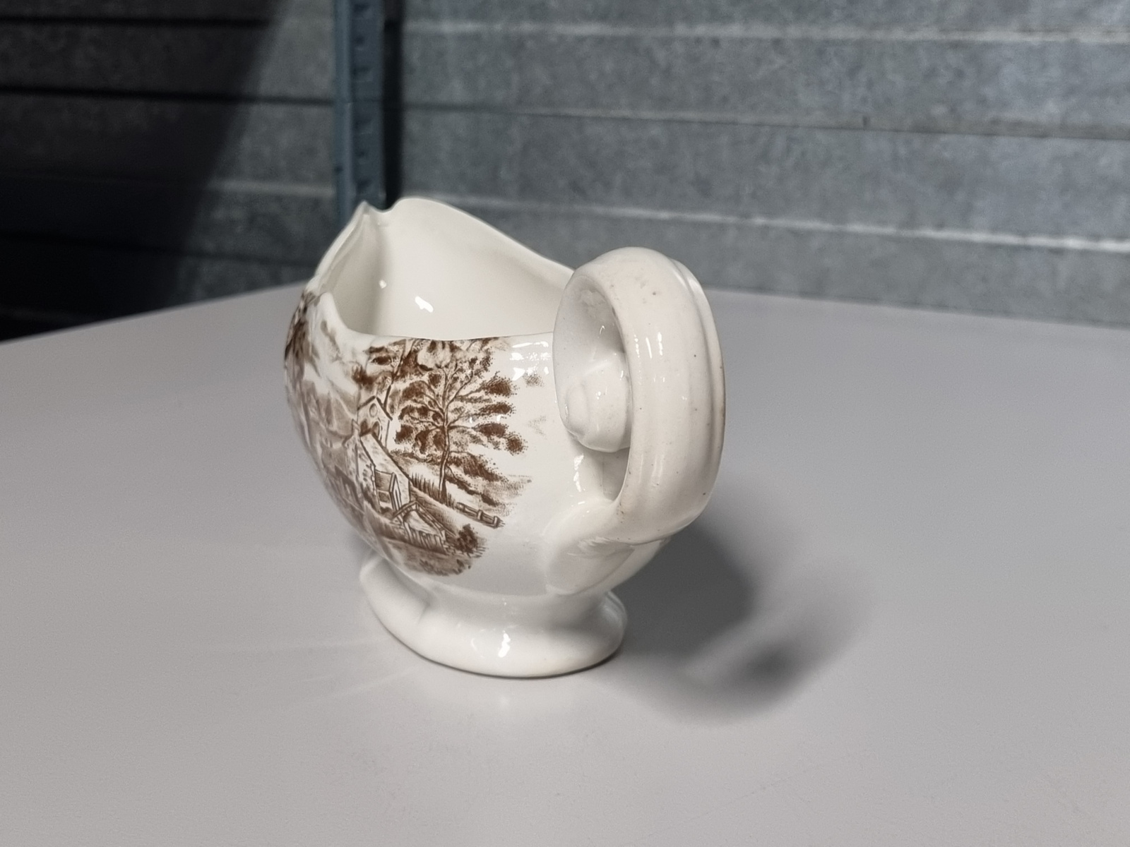 Engels bruin sauskom decor onbekend