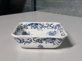 Villeroy en Boch Valeria blauw vierkante schaal 15 cm