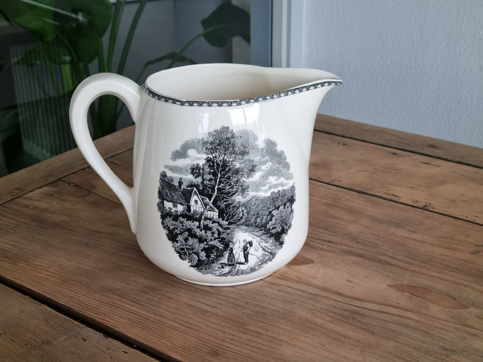 Landschap Zwart Société Céramique Kan nr. 2 (recht model)