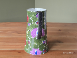 Societe Ceramique Schrijfnamendecor decor Bloemendaal amstelkan nr. 3 21,5 cm