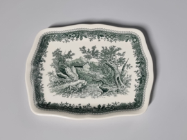 Villeroy en Boch Burgenland groen Serveerschaaltje | Plateau 20 cm