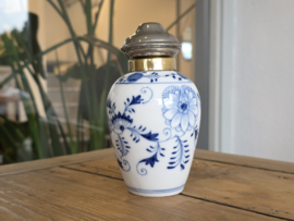 Zwiebelmuster Huttensteinach rond Vaasje met deksel