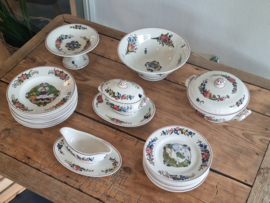 Sarreguemines Hansi Annales Eetservies 12-pers.