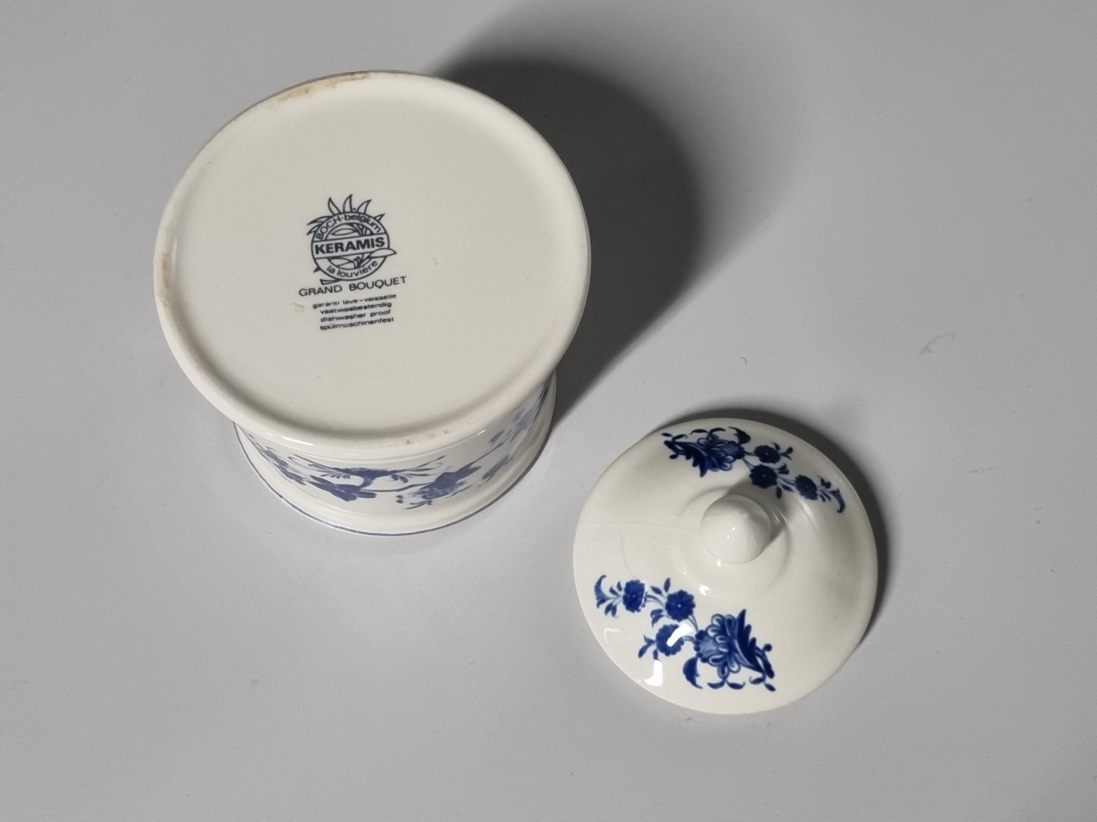 Boch Belgium Grand Bouquet Suikerpot