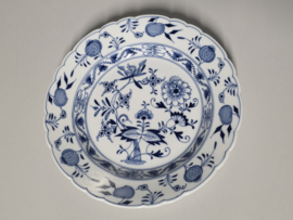 Zwiebelmuster Huttensteinach ontbijtbord (golvende rand) 20 cm