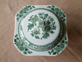 Engels groen Wood & Sons Westminster dekschaal terrine
